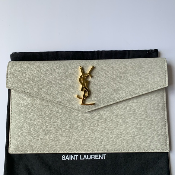 Saint Laurent Uptown Envelope Clutch - Picture 9 of 16